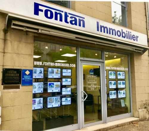 Porte-affiches Vitrine Agence immobilière