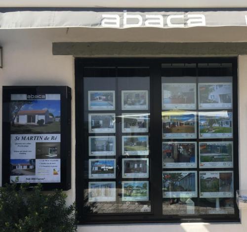 Écran et Porte-affiches Vitrine Agence immobilière